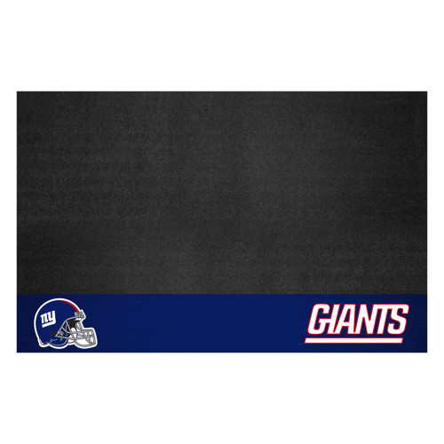 26" x 42" Black and Blue NFL New York Giants Grill Mat Tailgate Accessory - IMAGE 1