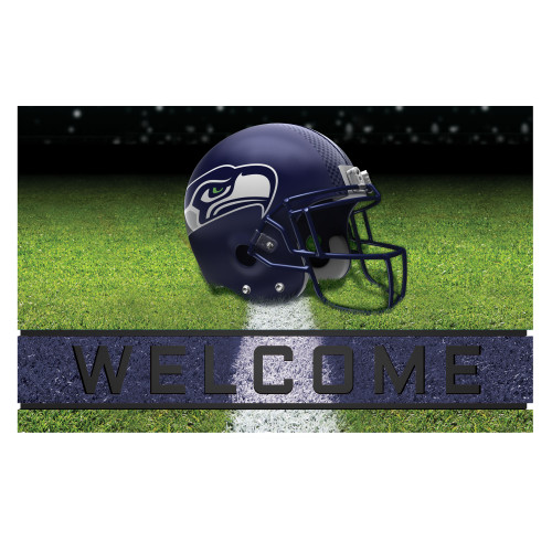 NFL Seattle Seahawks Heavy Duty Crumb Rubber Door Mat - IMAGE 1