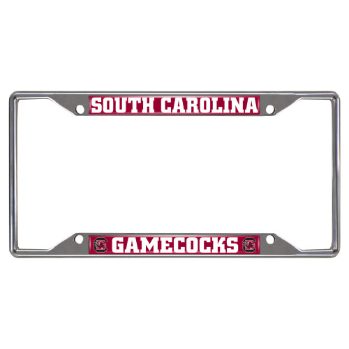 NCAA - Gamecocks License Plate Frame - 6.25"x12.25" - IMAGE 1