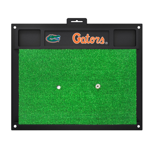 20" x 17" Black and Green NCAA University of Florida "Gators" Golf Hitting Mat Practice Accessory - IMAGE 1