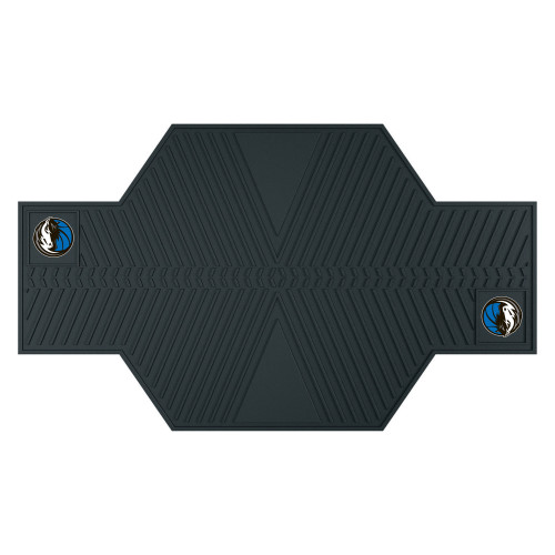 42" x 82.5" Black NBA Dallas Mavericks Motorcycle Parking Mat - IMAGE 1