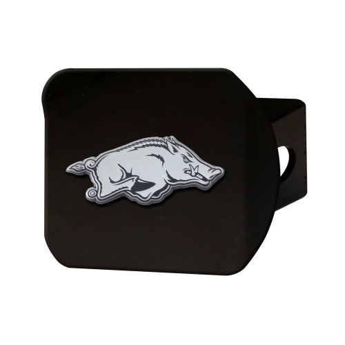 NCAA University of Arkansas Razorbacks Black Hitch Cover Automotive Accessory - IMAGE 1