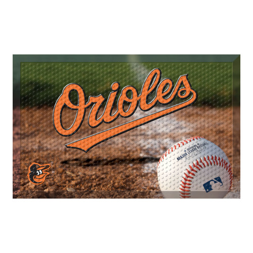 MLB Baltimore Orioles Shoe Scraper Door Mat - IMAGE 1