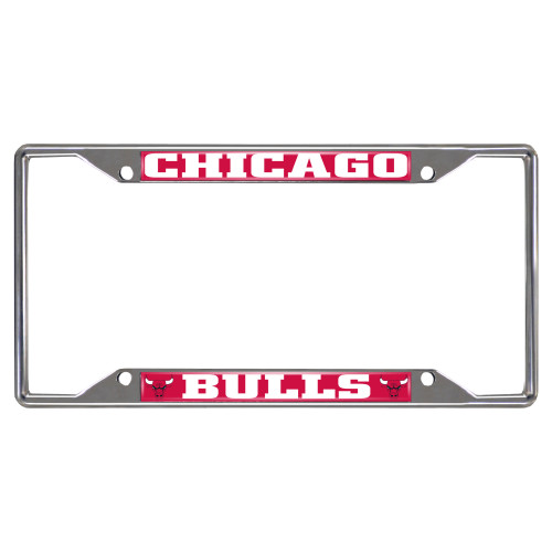 NBA - Chicago Bulls License Plate Frame - 6.25"x12.25" - IMAGE 1