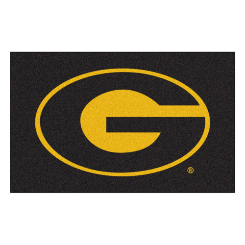 59.5" x 94.5" Black NCAA Grambling State University Tigers Ulti-Mat Rectangular Mat - IMAGE 1