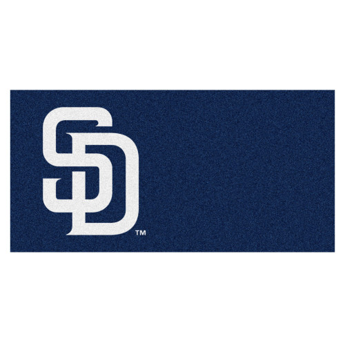 MLB San Diego Padres Team Carpet Tile Flooring Squares, 20-PC Set - IMAGE 1