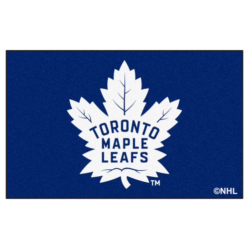 5' x 8' Blue and White NHL "Toronto Maple Leafs" Ulti-Mat Rectangular Area Rug - IMAGE 1