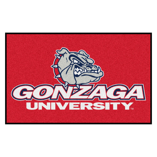 59.5" x 94.5" Red and White NCAA Gonzaga University Bulldogs Ulti-Mat - IMAGE 1