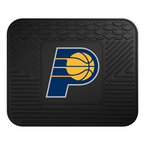 14" x 17" Black and Blue NBA Indiana Pacers Heavy Duty Rear Car Seat Utility Mat - IMAGE 1