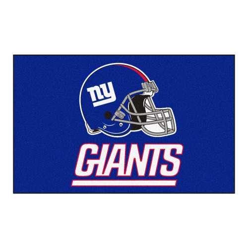 19" x 30" Blue and White NFL New York Giants Rectangular Starter Mat - IMAGE 1