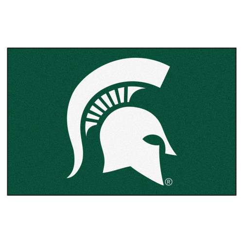 NCAA Michigan State University Spartans Rectangular Starter Mat 19" x 30" - IMAGE 1
