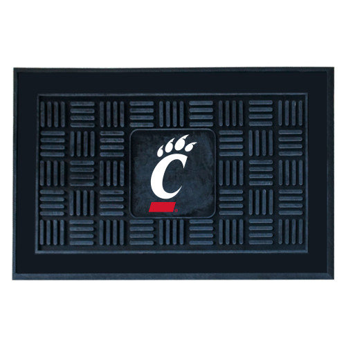 19.5" x 31.25" Gray NCAA University of Cincinnati Bearcats 3-D Door Mat - IMAGE 1