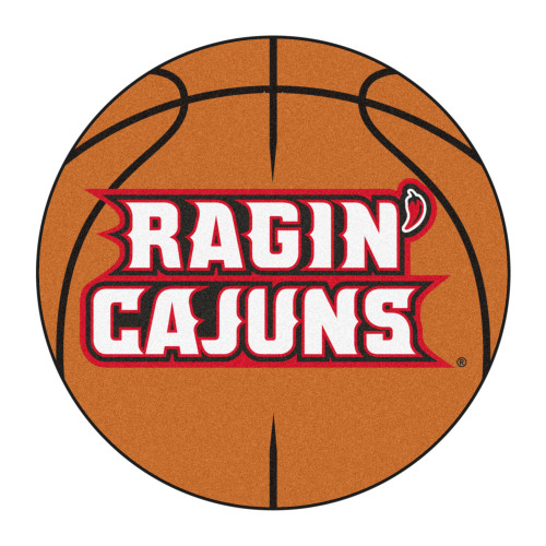 27" Brown NCAA University of Louisiana-Lafayette Ragin' Cajuns Mat Area Rug - IMAGE 1
