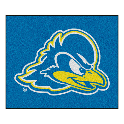 4.9' x 5.9' Blue and Yellow NCAA University of Delaware Fightin' Blue Hens Tailgater Area Rug - IMAGE 1