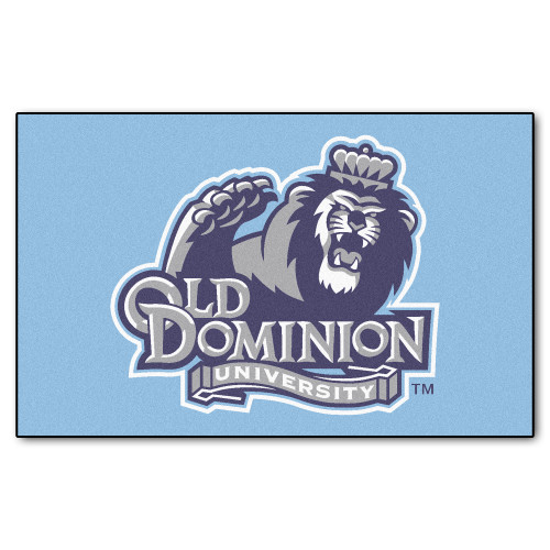 59.5" x 94.5" Blue NCAA Old Dominion University Monarchs Rectangular Area Rug - IMAGE 1