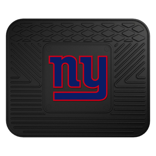 14" x 17" Black and Blue NFL New York Giants Rear Car Seat Utility Mat - IMAGE 1