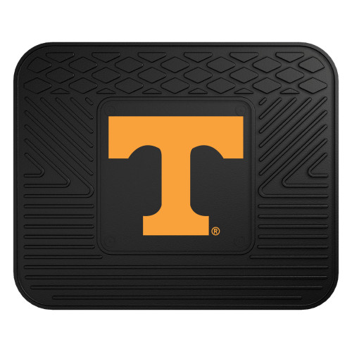 17"x14" NCAA University of Tennessee Volunteers Black Heavy Duty Rear Car Seat Utility Mat - IMAGE 1