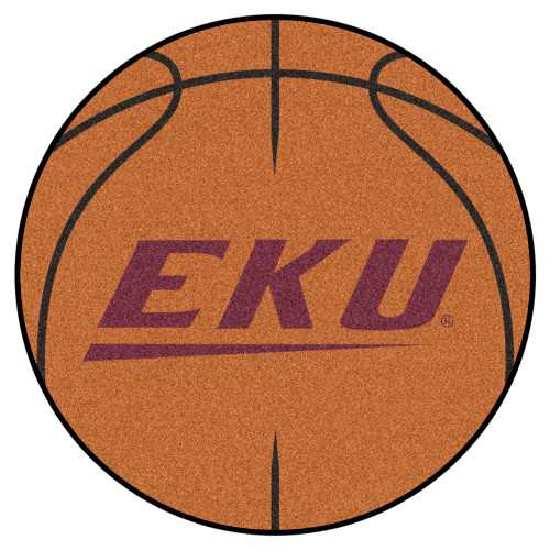 27" Orange NCAA Eastern Kentucky University Colonels and Lady Colonels Basketball Mat - IMAGE 1