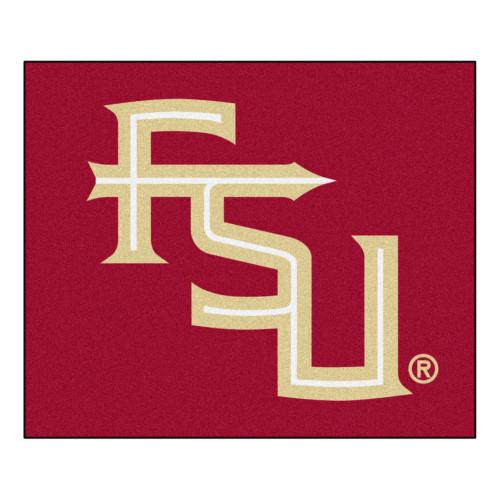 59.5" x 71" Red and White NCAA Seminoles Rectangular Outdoor Tailgater Mat - IMAGE 1