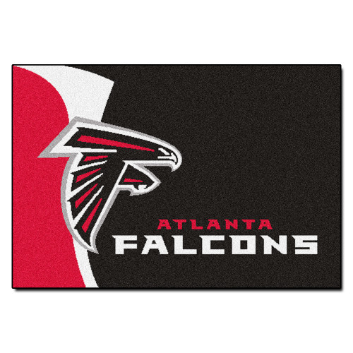 19" x 30" Red and Black NFL Atlanta Falcons Starter Rectangular Door Mat - IMAGE 1