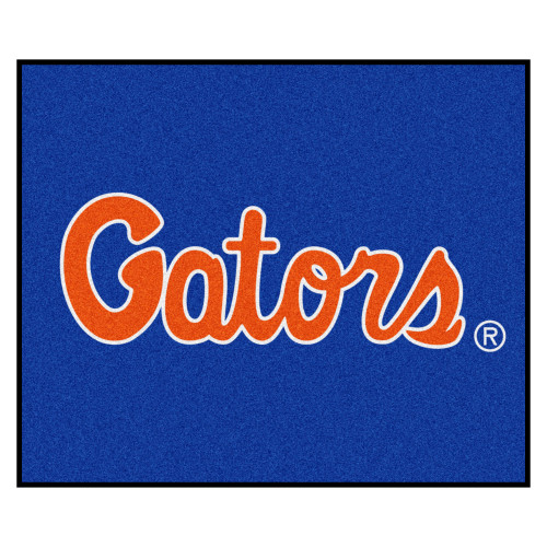 59.5" x 71" Blue and Orange NCAA University of Florida Gators Tailgater Area Rug - IMAGE 1