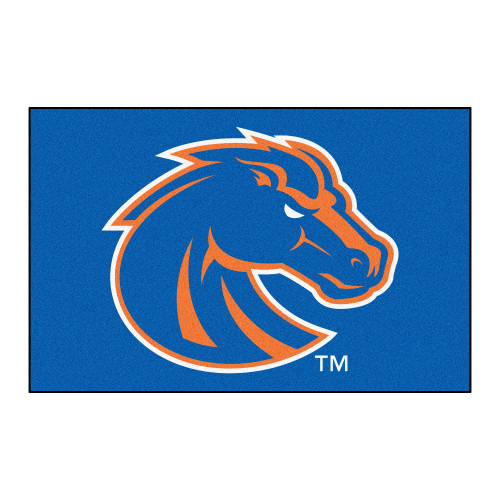 19" x 30" Orange and Blue NCAA Boise State University Broncos Starter Rectangular Mat - IMAGE 1