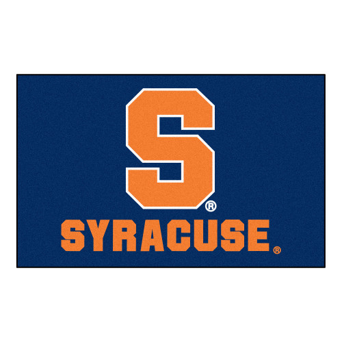 59.5" x 94.5" Blue and Orange NCAA Syracuse University Ulti-Mat Rectangular Mat - IMAGE 1
