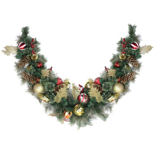 6' x 1" Foliage Pinecones and Berries Artificial Christmas Garland - Unlit - IMAGE 1