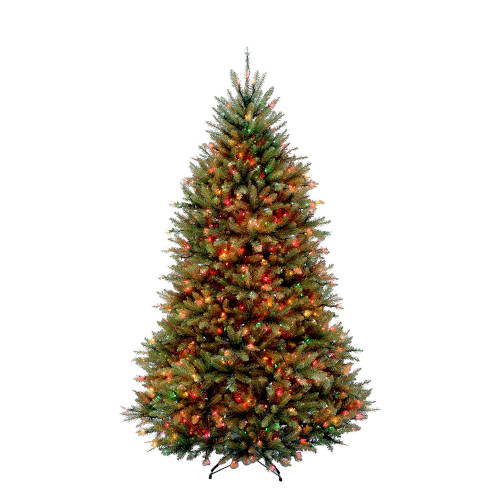 6.5’ Pre-Lit Dunhill Fir Artificial Christmas Tree - Multi-Color Lights - IMAGE 1