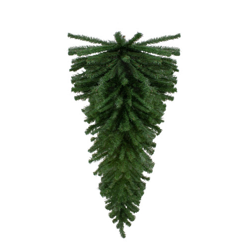 60" Canadian Pine Artificial Christmas Teardrop Swag - Unlit - IMAGE 1