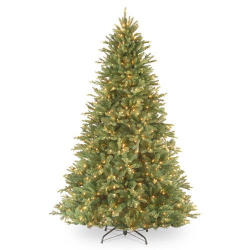 7.5’ Pre-Lit Tiffany Fir Artificial Christmas Tree, Clear lights - IMAGE 1