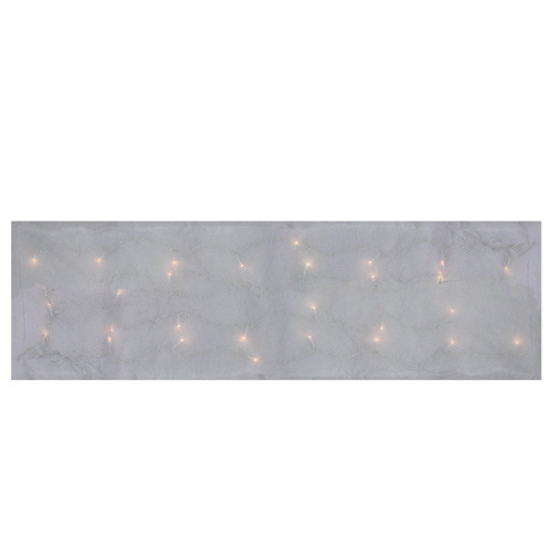 42" White LED Snow Blanket for Christmas Village Displays - Clear Lights - IMAGE 1