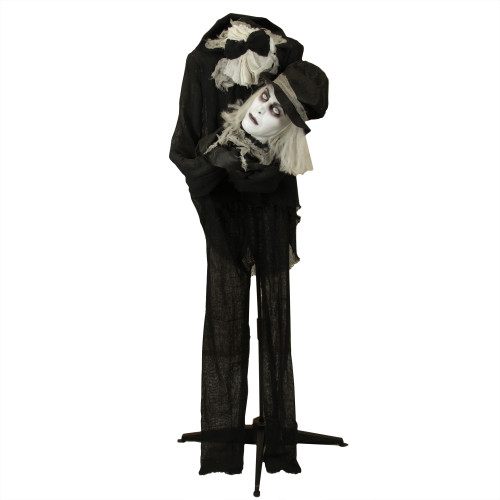 5' LED Lighted Animated Head-in-Hand Groom Halloween Decoration - IMAGE 1