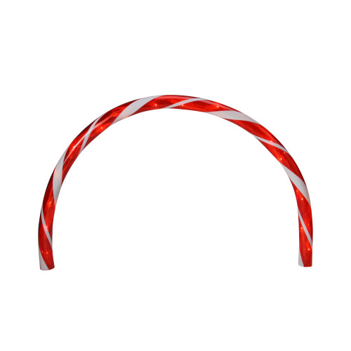 Set of 3 Candy Cane Arch Outdoor Christmas Pathway Markers - IMAGE 1