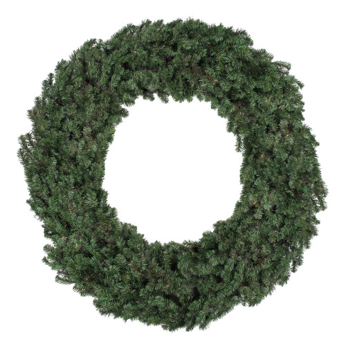 Canadian Pine Artificial Commercial Size Christmas Wreath - 8' - Unlit - IMAGE 1