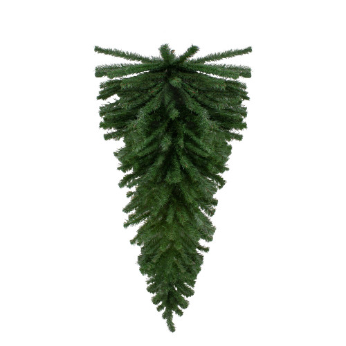 42" Canadian Pine Artificial Christmas Teardrop Swag - Unlit - IMAGE 1