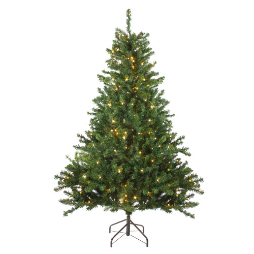 5' Pre-Lit LED Medium Canadian Pine Artificial Christmas Tree - Candlelight Lights - IMAGE 1
