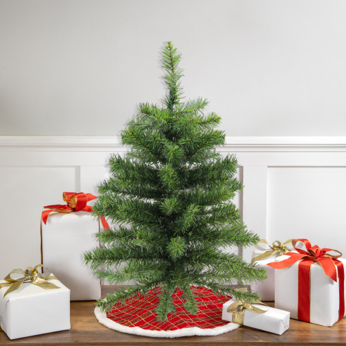 Medium Canadian Pine Artificial Christmas Tree - 2' - Unlit - IMAGE 1