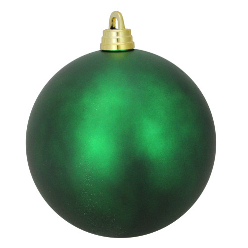 Matte Xmas Green Shatterproof Commercial Christmas Ball Ornament 12" (300mm) - IMAGE 1