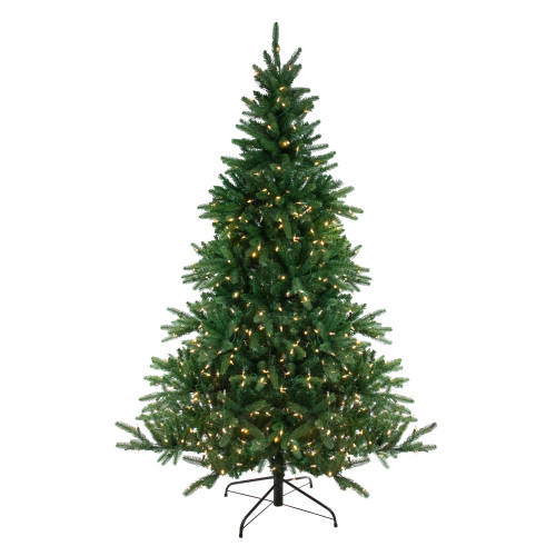 Real Touch™️ Pre-Lit Full Noble Fir Artificial Christmas Tree - 6.5' - Dual Color LED Lights - IMAGE 1