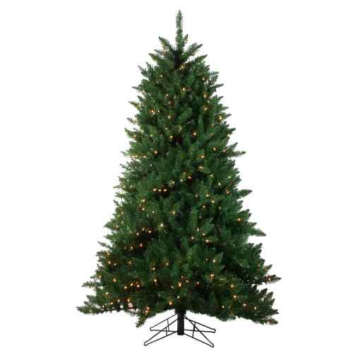 12' Pre-Lit Green Montana Pine Artificial Christmas Tree - Clear Lights - IMAGE 1