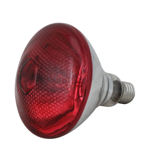 Incandescent Weatherproof 100 Watt Indoor/Outdoor Red Flood Light Bulb - IMAGE 1