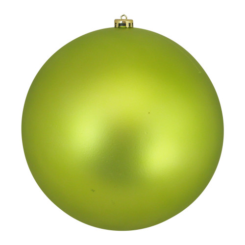 Matte Kiwi Green Shatterproof Christmas Ball Ornament 10" (250mm) - IMAGE 1