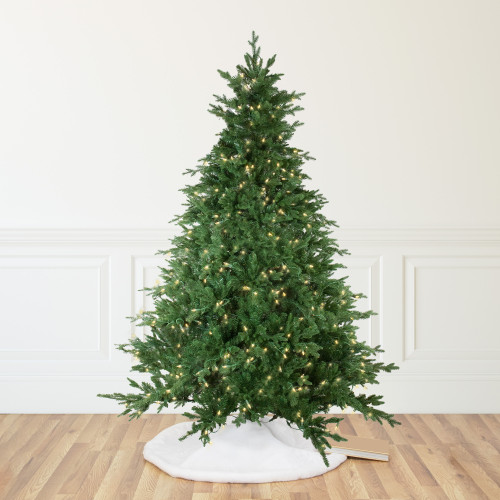 Real Touch™️ Pre-Lit Medium Minnesota Balsam Fir Artificial Christmas Tree - 7.5' - Warm White LED - IMAGE 1