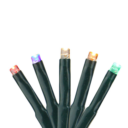 LED Cluster Multi-Function Christmas Lights - Multi-Color - 20 ft Green Wire - 240ct - IMAGE 1