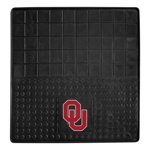 31" x 31" Black and Red NCAA University of Oklahoma Sooners Cargo Mat for Car Trunk - IMAGE 1