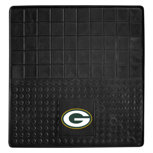 31" x 31" Black and White NFL Green Bay Packers Cargo Mat for Car Trunk - IMAGE 1