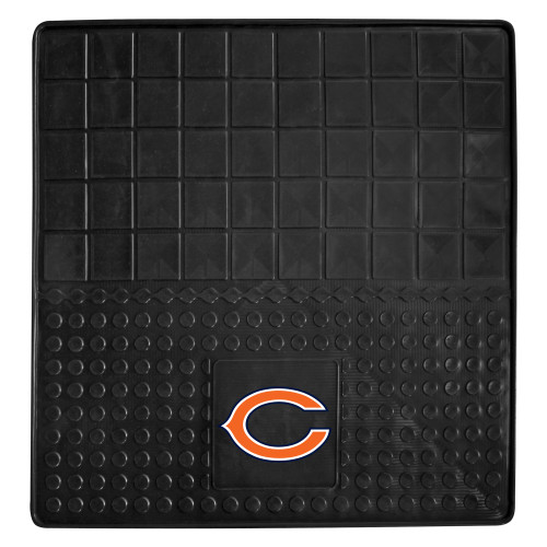 31" x 31" Black and Orange NFL Chicago Bears Cargo Mat for Car Trunk - IMAGE 1