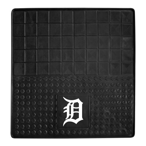 31" x 31" Black and White MLB Detroit Tigers Cargo Mat for Car Trunk - IMAGE 1