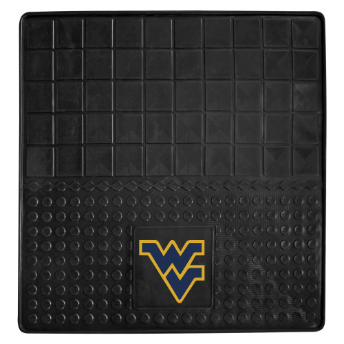 31" x 31" Black and Blue NCAA West Virginia University Mountaineers Cargo Mat for Car Trunk - IMAGE 1